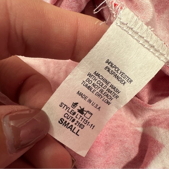 NWT boutique fireworks Red White Star navy stripes Patterned Womens tank Top - Picture 4 of 7